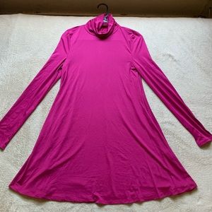 Long Sleeve Turtle Neck Dress